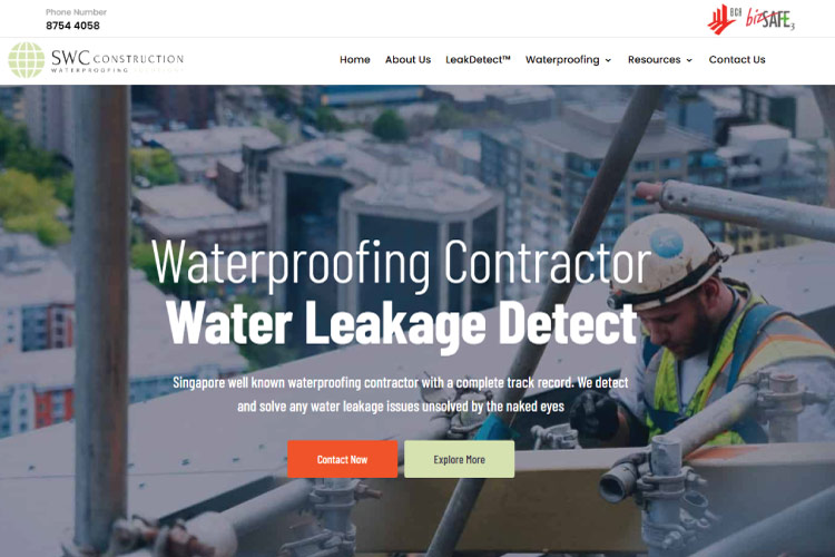 SWC Construction Waterproofing Singapore