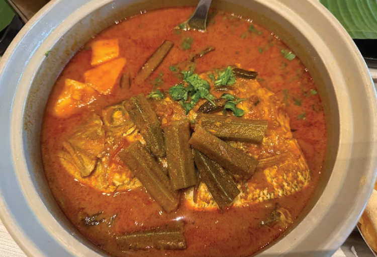 Singapore Food Curry fish head