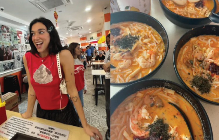 Singapore food 328 Katong Laksa Dua Lipa