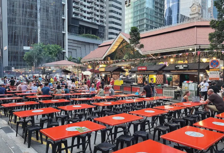 Singapore food Guide Lau Pa Sat Satay Street