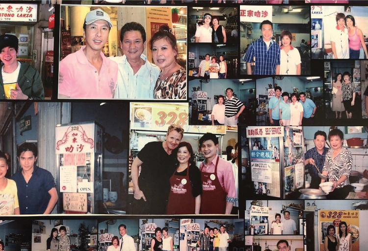 Singapore food Katong Laksa celebrities