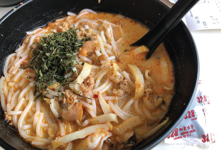 Singapore food Laksa
