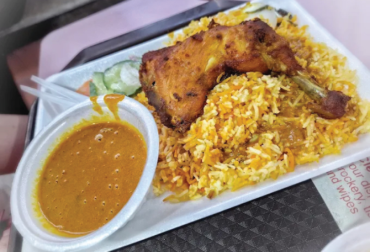 Singapore food Nasi Briyani