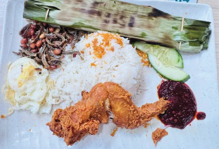 Singapore food Nasi Lemak