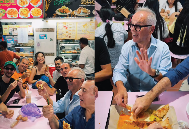 Singapore food Tekka Market wolfgang puck