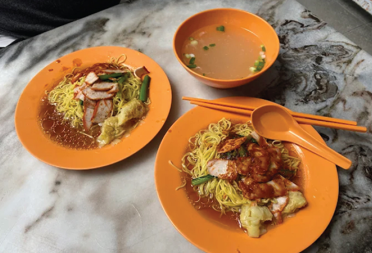 Singapore food Wanton noodle